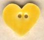 Button - Bright Yellow Small Heart