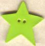 Button - Lime Large Star